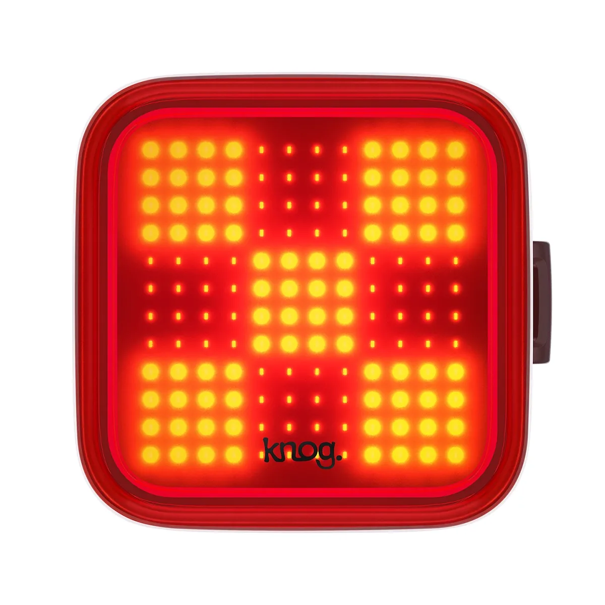 Knog Blinder Grid Baklys, Black / red, 100 Lysstyrker