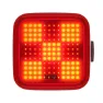 Knog Blinder Grid Baklys, Black / red, 100 Lysstyrker