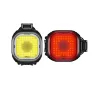 Knog Blinder Mini Square Lyssett, Black, 50/30 Lysstyrker
