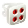 Knog Blinder Mob The Face Baklys, Silver, One Size