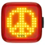 Knog Blinder Peace Baklys, Black, 200 Lysstyrker
