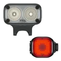 Knog Blinder Road 600 And Mini Square Sykkellyktesett