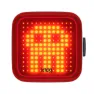Knog Blinder Skull Baklys, Black / red, 100 Lysstyrker