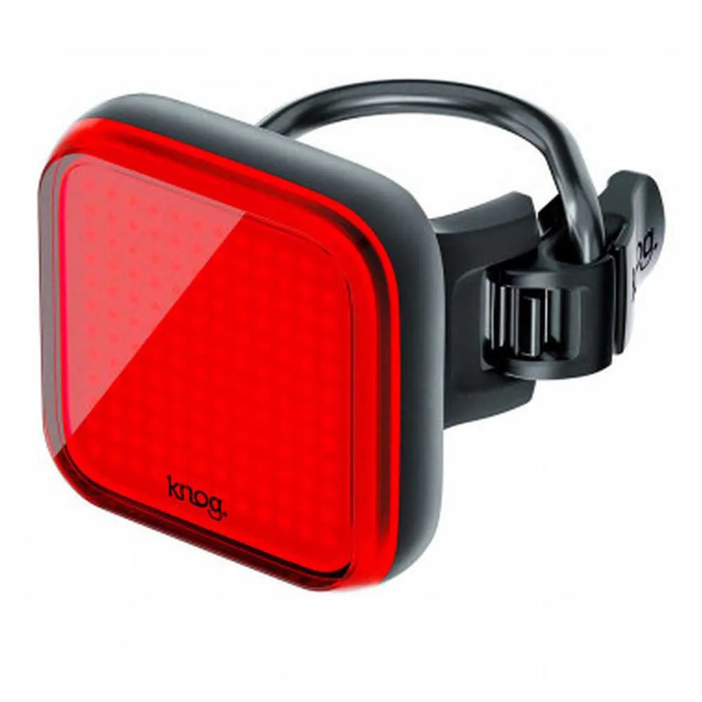 Knog Blinder Square Baklys, Black / red, 100 Lysstyrker Knog Blinder Square Baklys, Black / red, 100 Lysstyrker