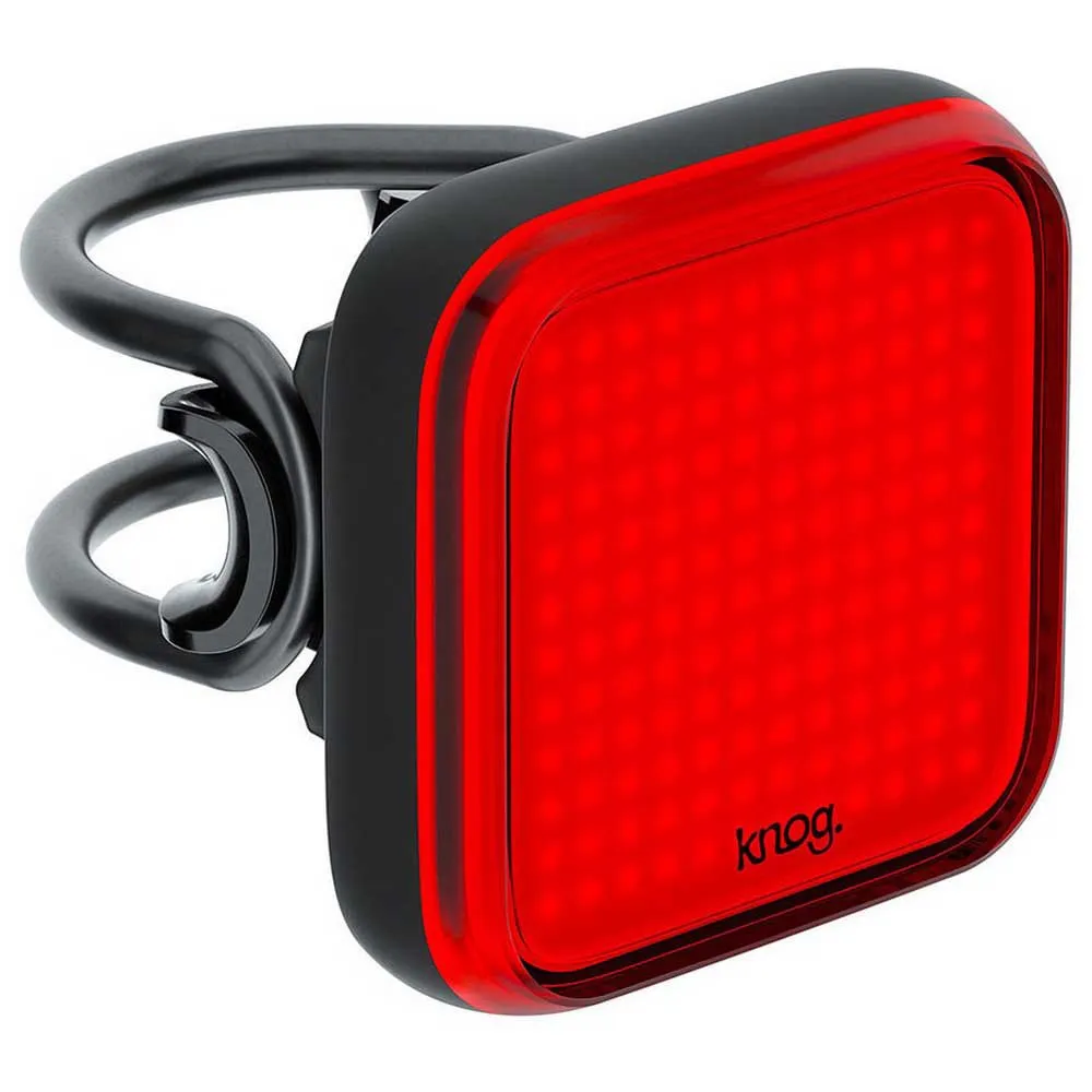 Knog Blinder Square Baklys, Black / red, 100 Lysstyrker Knog Blinder Square Baklys, Black / red, 100 Lysstyrker