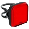 Knog Blinder Square Baklys, Black / red, 100 Lysstyrker