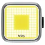 Knog Blinder Square Frontlys, Black / yellow, 200 Lysstyrker