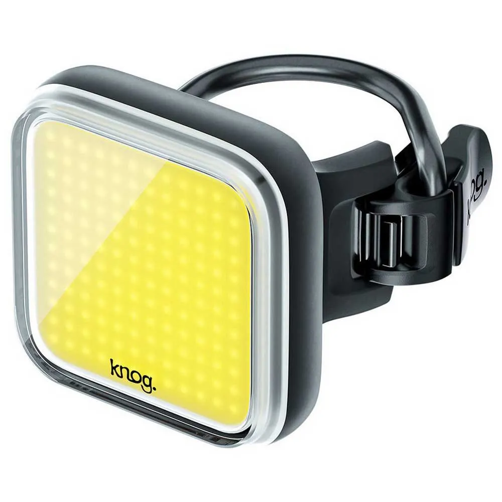 Knog Blinder Square Frontlys, Black / yellow, 200 Lysstyrker Knog Blinder Square Frontlys, Black / yellow, 200 Lysstyrker