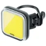 Knog Blinder Square Frontlys, Black / yellow, 200 Lysstyrker