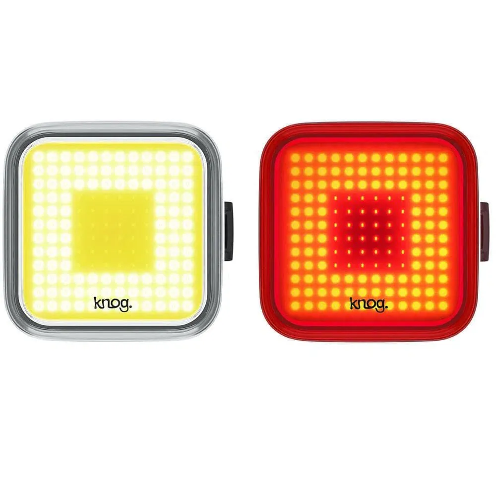 Knog BLINDER SQUARE TWINPACK, Black