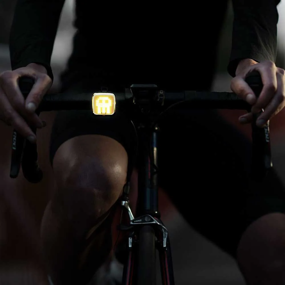 Knog Blinder X Sykkellyktesett, Black / red / yellow, 200 / 100 Lysstyrker