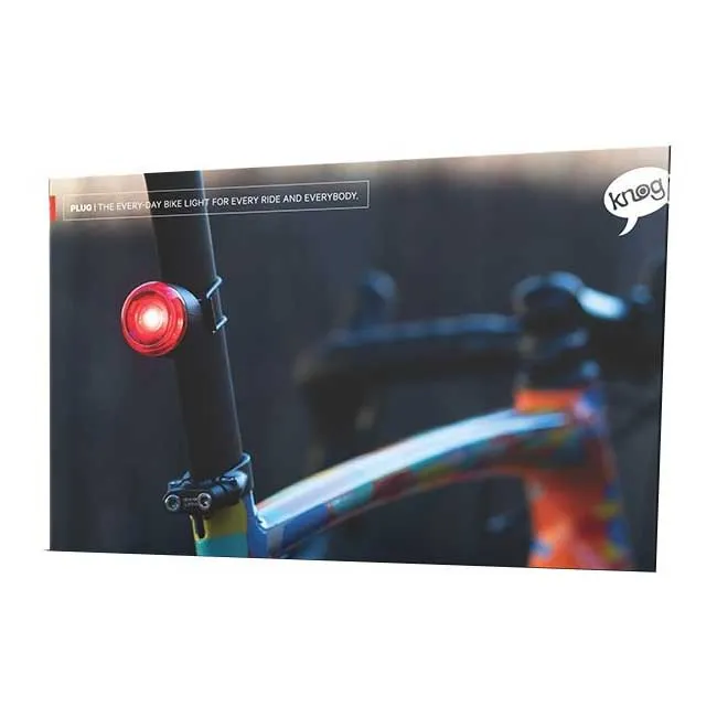 Knog Plug Starter Wall Baklys 16 Enheter, Red, One Size