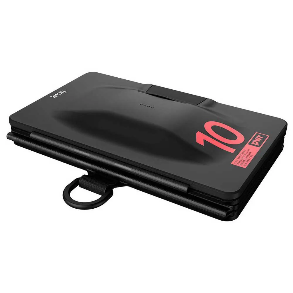 Knog Pwr 10w Folding Solar Lader, Black, One Size Knog Pwr 10w Folding Solar Lader, Black, One Size