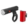 Knog Pwr Road 700 + Mid Cobber Sykkellyktesett, Black / red, 700 / 170 Lysstyrker