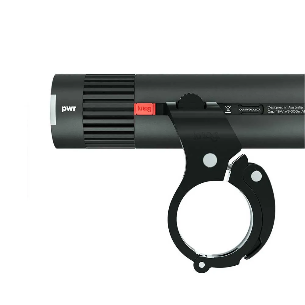 Knog Pwr Trail 1100 Frontlys, Black, 1100 Lysstyrker