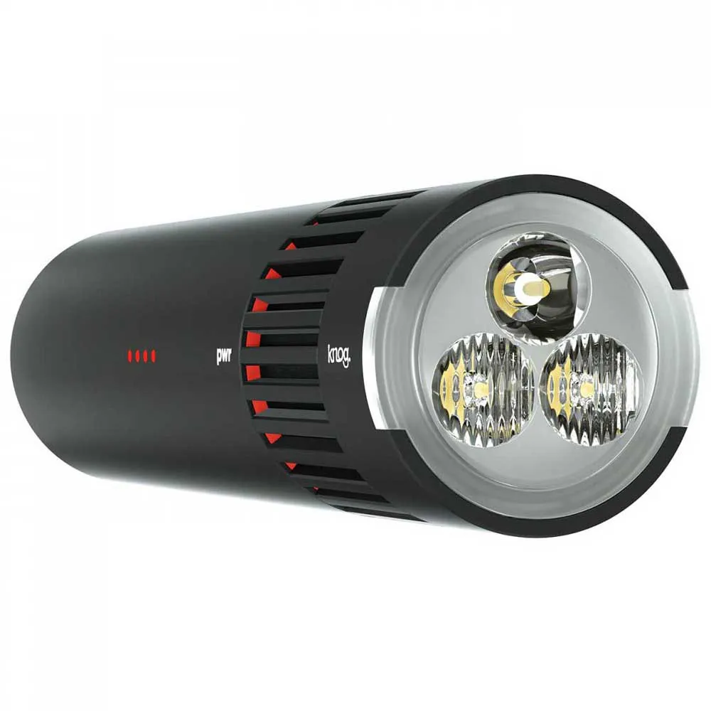 Knog Pwr Trail + Blinder V Bolt Sykkellyktesett, Black, 1100 / 100 Lysstyrker Knog Pwr Trail + Blinder V Bolt Sykkellyktesett, Black, 1100 / 100 Lysstyrker
