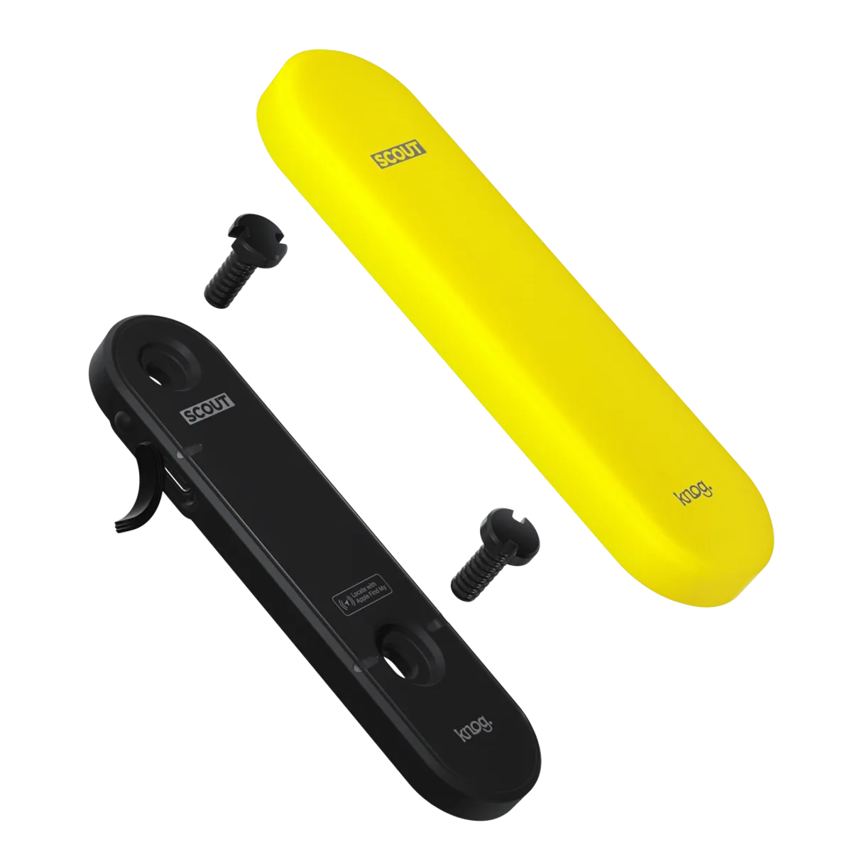 Knog Scout Sykkelalarm Og Finner, Yellow / black, One Size