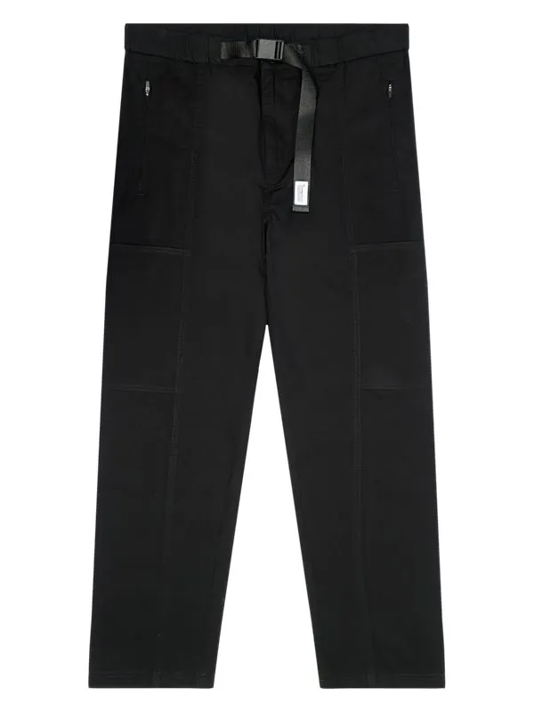 Knowledge Cotton Apparel Birch Hybrid Ribstop Belt Cargo Pants, Black jet 2
