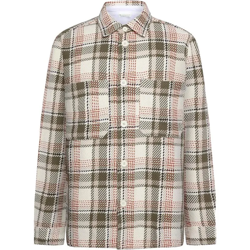 Knowledge Cotton Apparel Checked Overshirt
