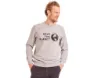 Knowledge Cotton Apparel Elm Save The Planet Sweater Men, Gray