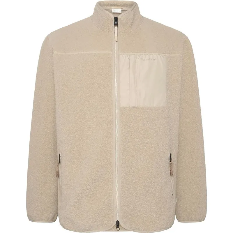 Knowledge Cotton Apparel Everyday Adventure Loose Fit Nordic Light Zip Fleece
