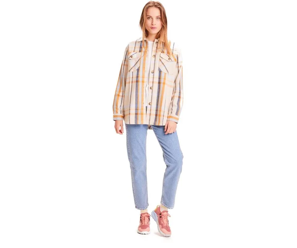 Knowledge Cotton Apparel Lillian Check Overshirt Women