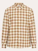 Knowledge Cotton Apparel Loose Fit CheckeredShirt