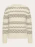Knowledge Cotton Apparel Men's Knitted Pattern Crew Neck