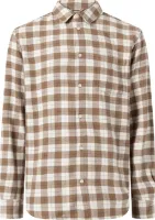 Knowledge Cotton Apparel Men's Loose Fit Checkered Shirt