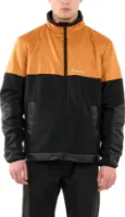 Knowledge Cotton Apparel Men's Polar Fleece Oversized Zip Sweat With Contrast Rib Stop
