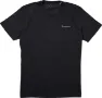 Knowledge Cotton Apparel Men's Regular Trademark Mountain Back Printed T-Shirt, Black jet