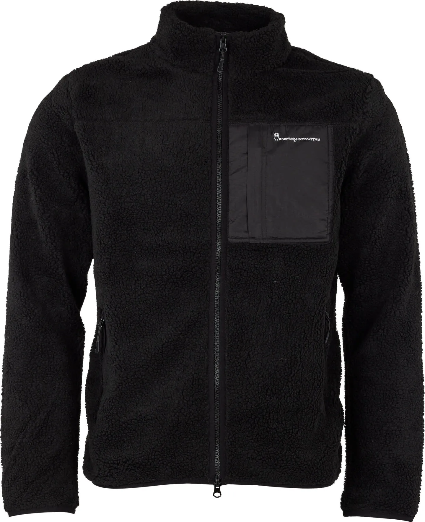 Knowledge Cotton Apparel Men's Teddy Fleece Zip Sweat