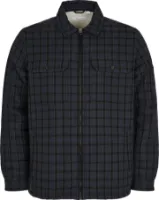 Knowledge Cotton Apparel Men's Teddy Lining Checked Overshirt