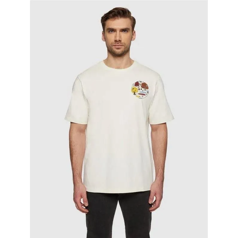 Knowledge Cotton Apparel Regular Fit Print T-Shirt Knowledge Cotton Apparel Regular Fit Print T-Shirt