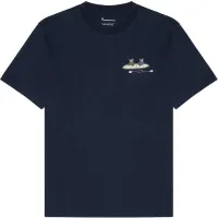 Knowledge Cotton Apparel Regular Sl Heavy Single Jersey Printed T-Shirt