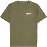 Knowledge Cotton Apparel Regular Sl Heavy Single Jersey Printed T-Shirt Knowledge Cotton Apparel Regular Sl Heavy Single Jersey Printed T-Shirt