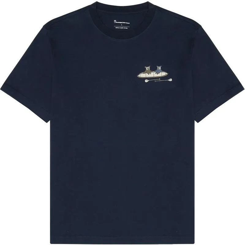 Knowledge Cotton Apparel Regular Sl Heavy Single Jersey Printed T-Shirt Knowledge Cotton Apparel Regular Sl Heavy Single Jersey Printed T-Shirt