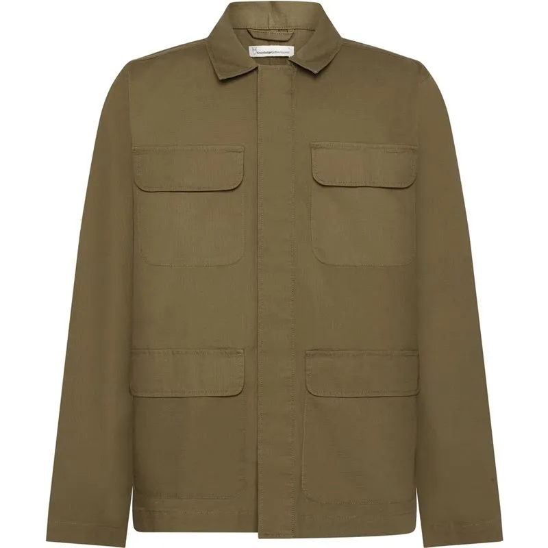 Knowledge Cotton Apparel Ribstop Overshirt Knowledge Cotton Apparel Ribstop Overshirt
