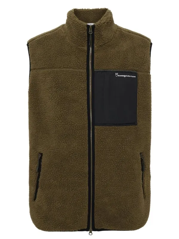 Knowledge Cotton Apparel Teddy Fleece Vest Knowledge Cotton Apparel Teddy Fleece Vest