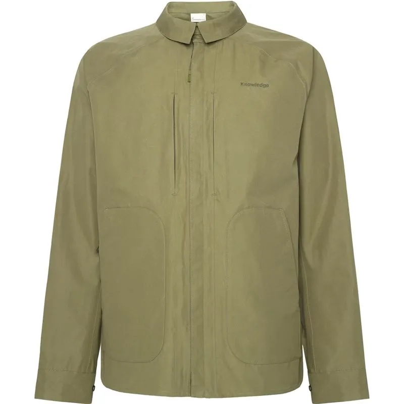 Knowledge Cotton Apparel Vent Canvas 200 Classic Overshirt