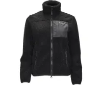 Knowledge Cotton Apparel Women's Betony Teddy High Neck Zip Jacket