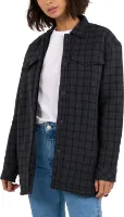 Knowledge Cotton Apparel Women's Teddy Lining Overshirt