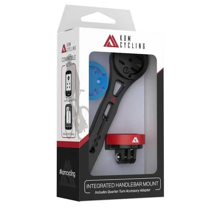 Kom Cycling Garmin/gopro Integrated Sykkelcomputerfeste, Black, One Size Kom Cycling Garmin/gopro Integrated Sykkelcomputerfeste, Black, One Size