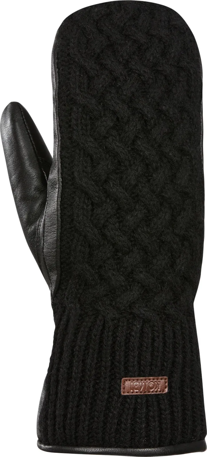 Kombi Women's Ariana Leather and Knit Mittens