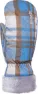 Silky blue tartan