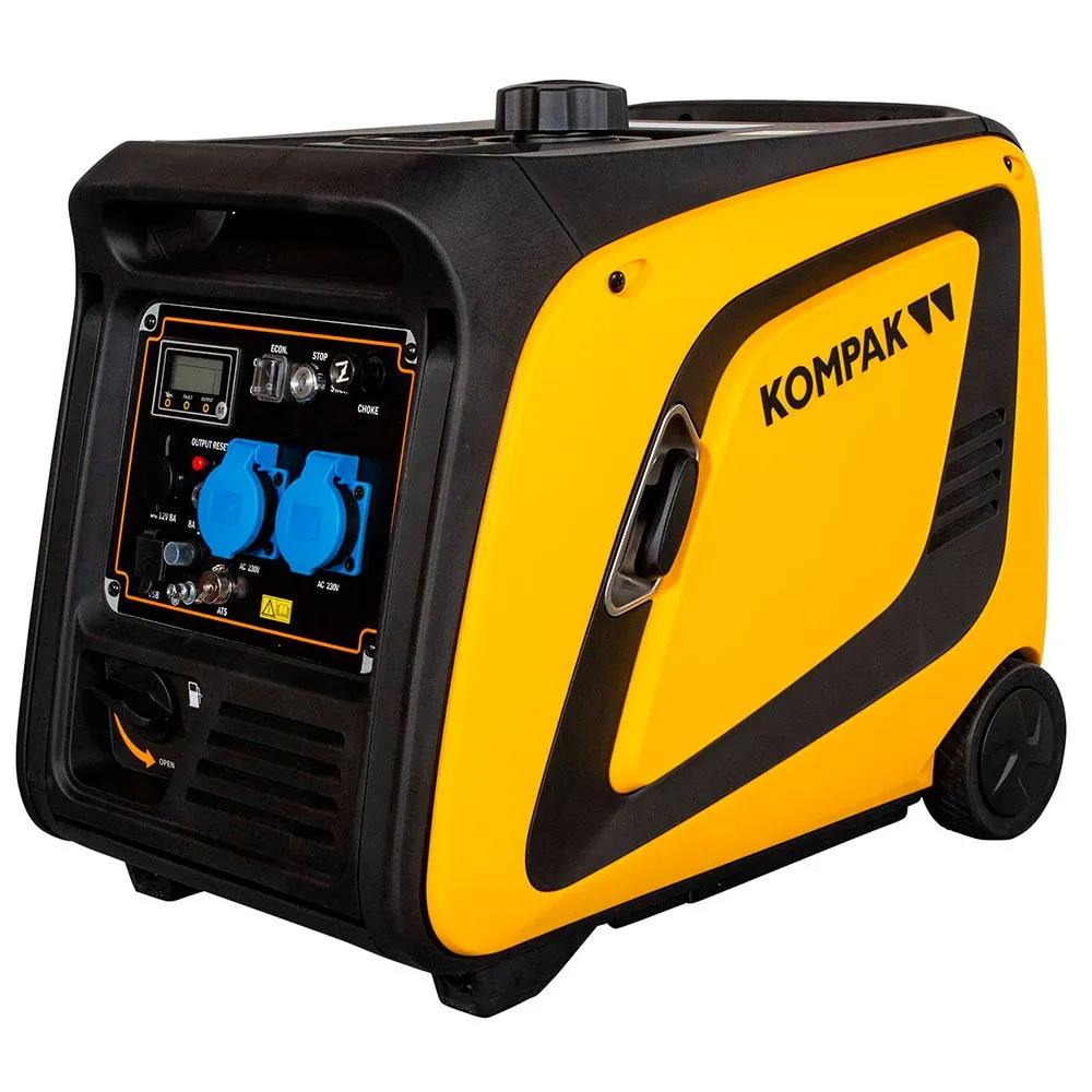 Kompak Kgg39ei 3900w Inverter Electric Generator, Black / yellow, One Size Kompak Kgg39ei 3900w Inverter Electric Generator, Black / yellow, One Size