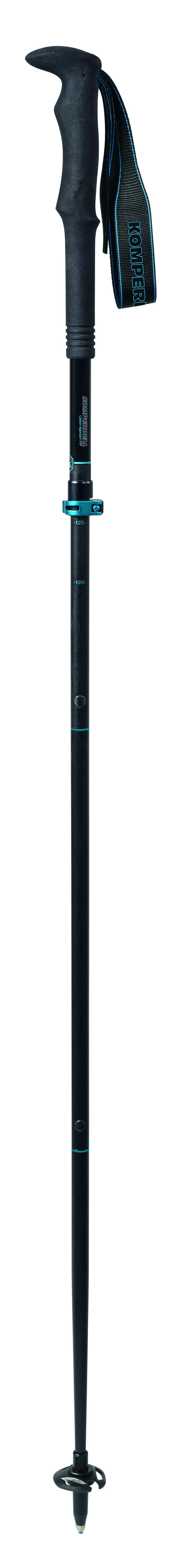 Komperdell Carbon FXP.4 Approach Vario selvmonterende 4-delt stav, 115-135cm