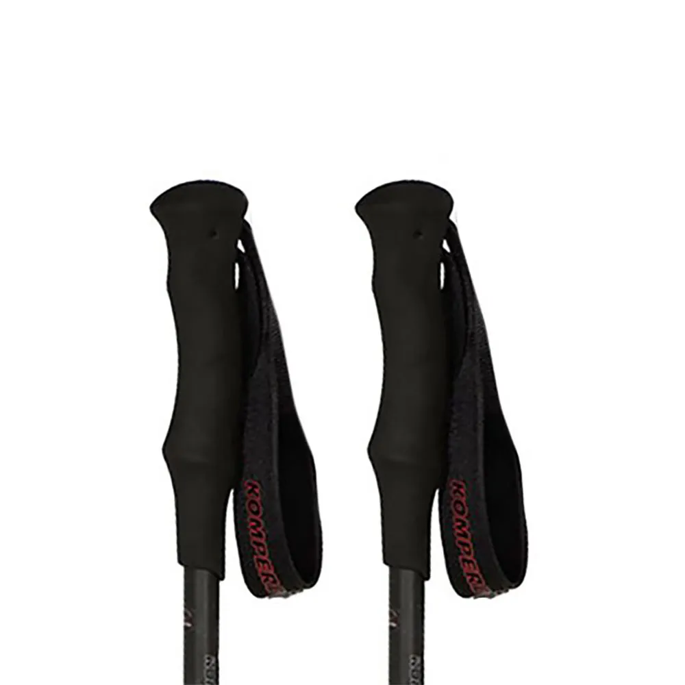 Komperdell Carbon Fxp.4 Trail Ultralight Vario Compact Spaserstokker, Black / red, 105-125cm Komperdell Carbon Fxp.4 Trail Ultralight Vario Compact Spaserstokker, Black / red, 105-125cm