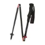 Komperdell Carbon Fxp.4 Trail Ultralight Vario Compact Spaserstokker, Black / red, 105-125cm