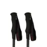 Komperdell Carbon Fxp.4 Trail Ultralight Vario Compact Spaserstokker, Black / red, 105-125cm